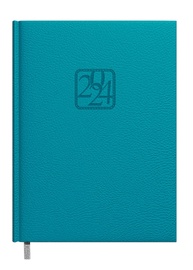 Darba kalendārs Timer Kancler 2024, B6, tirkīza, 15.5 cm x 11.5 cm