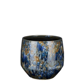 Vazonas Mica Harris 1138243, keramika, Ø 20 cm, mėlynas