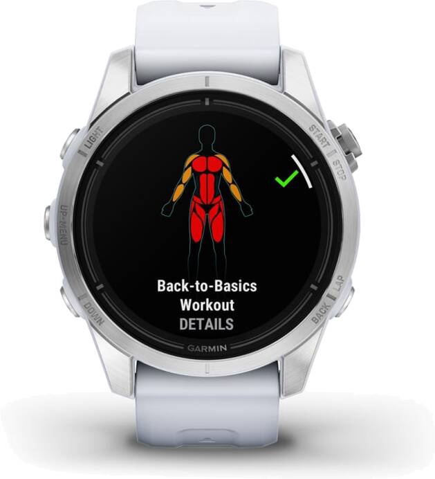 Viedais pulkstenis Garmin epix™ (Gen 2) Pro, balta