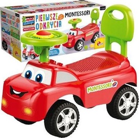 Paspiriamas automobilis Lisciani Montessori, raudonas/žalias