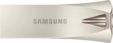 USB-накопитель Samsung Bar Plus, серебристый, 64 GB