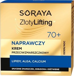 Крем для лица для женщин Soraya Gold Lifting, 50 мл, 70+