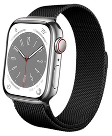 Ремешок Crong Milano Steel Apple Watch 38/40 mm, черный