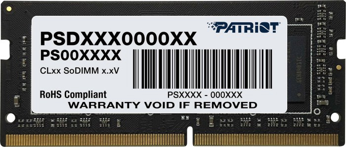 Operatīvā atmiņa (RAM) Patriot Signature Line, DDR4 (SO-DIMM), 32 GB, 3200 MHz