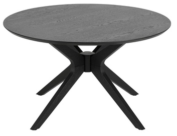 Журнальный столик Home4you Duncan, черный, 80 см x 80 см x 45 см