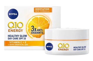 Sejas krēms Nivea Q10 Energy Healthy Glow, 50 ml, sievietēm