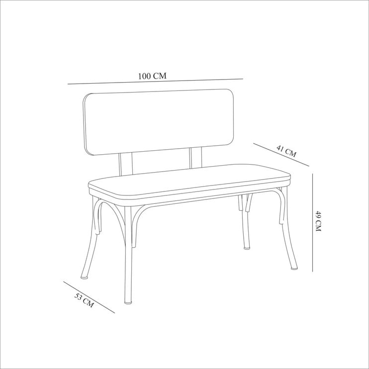 Ēdamistabas komplekts Kalune Design OLV-SA-TK2, balts/koka