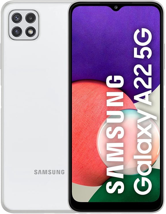 Mobilais telefons Samsung Galaxy A22 5G, balta, 4GB/64GB