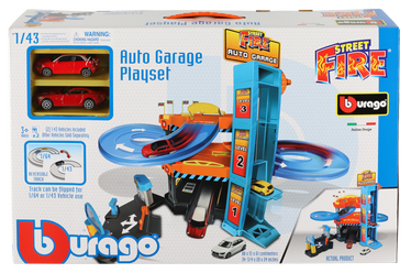 Автомобильная трасса Bburago Street Fire Garage Playset 1:43 629384