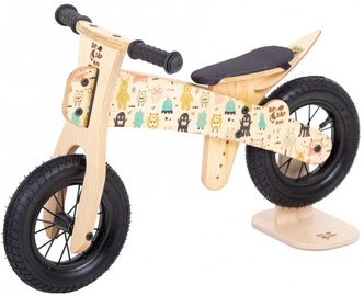 Балансирующий велосипед Dip Dap Mini Monsters, коричневый, 10″