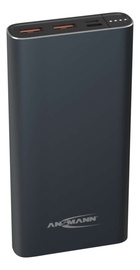 Uzlādēšanas ierīce – akumulators (Power bank) Ansmann 1700-0114, 15000 mAh, melna