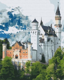 Glezniecība pēc cipariem Symag Paint It! Neuschwanstein Castle BS34842, daudzkrāsaina