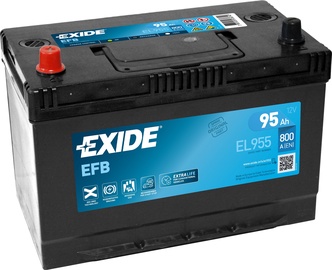Аккумулятор Exide EL955, 12 В, 95 Ач, 800 а