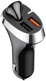 Зарядное устройство Joyroom JR-CP2, USB 3.0/Bluetooth 5.0, черный