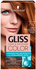 Kраска для волос Schwarzkopf Gliss Color Care & Moisture, Copper Dark Blonde, 7-7, 60 мл