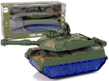 Militārā tehnika Lean Toys Tank King 11055, zaļa