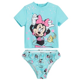Ujumistrikoo, vaba aja suvi, tüdrukutele Cool Club Minnie Mouse LCG2802733-00, türkiissinine, 68/74 cm, 2 tk