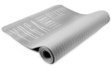 Коврик для фитнеса и йоги Spokey 920920, серый, 180 см x 60 см x 0.4 см