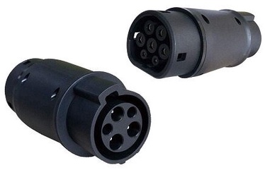 Aksesuārs Duosida EV Adapter Duosida Type 2 (Female) - Type 1 (Male), melna, 240 V
