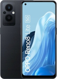 Mobilusis telefonas Oppo Reno8 Lite, juodas, 8GB/128GB