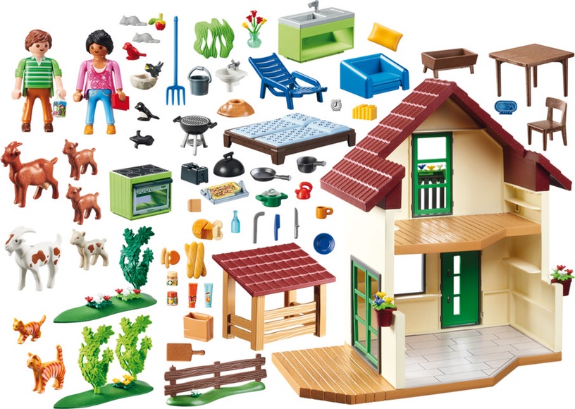 Конструктор Playmobil Country Modern Farmhouse 70133 70133, пластик