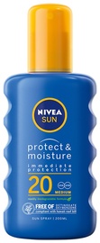 Balzams saules aizsardzībai Nivea Sun Protect & Moisture SPF20, 200 ml