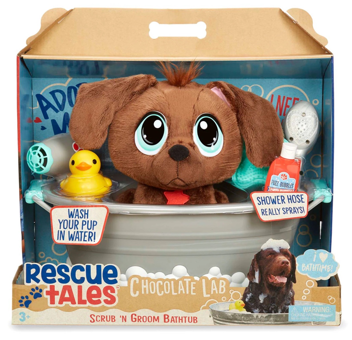 little tikes rescue tales scrub and groom