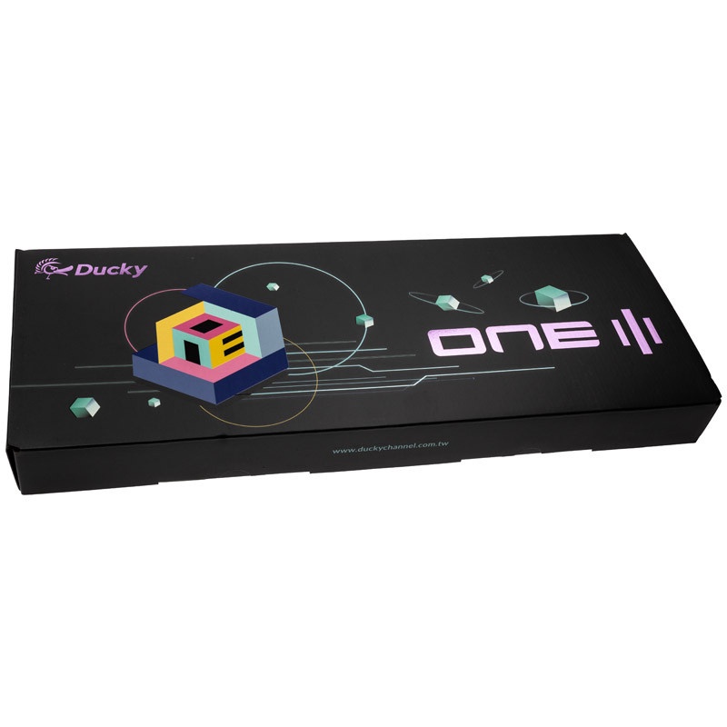 Klaviatuur Ducky One 3 Gossamer Cherry MX Silent Red, EN, valge/roosa