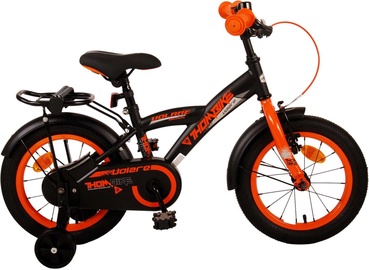 Vaikiškas dviratis, miesto Volare Thombike, juodas/oranžinis, 14"