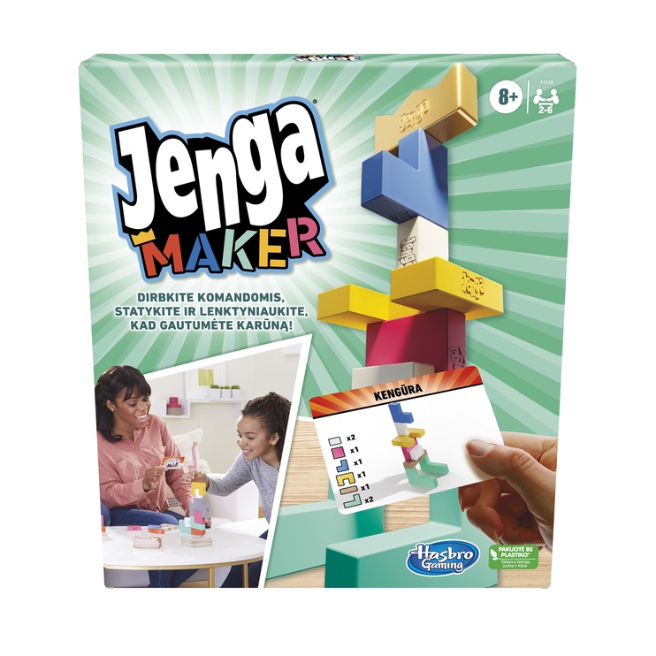 Lauamäng Hasbro Jenga MAKERF F4528LT