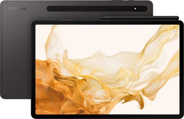 Tahvelarvuti Samsung Galaxy Tab S8 Plus 5G SM-X806BZABEUE, 12.4", 8GB/256GB, 4G, hall