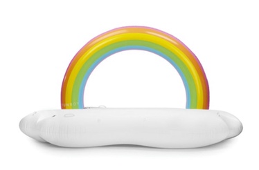 Piepūšams riņķis Rainbow, 1950