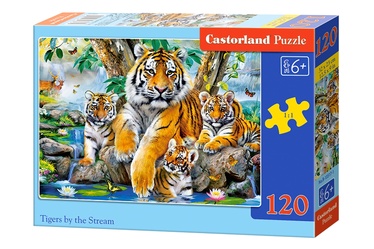 Puzle Castorland Tigers By The Stream 13517, 23 cm x 32 cm