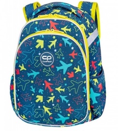 Skolas mugursoma CoolPack Turtle Sky Flights, zila/daudzkrāsains
