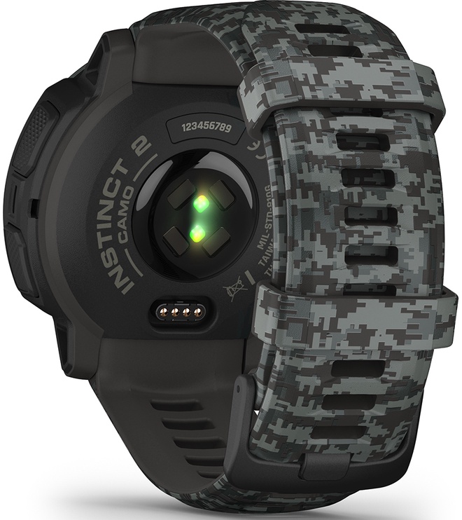 Умные часы Garmin Instinct 2 Camo Edition, черный/серый
