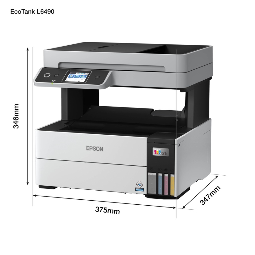 Daudzfunkciju printeris Epson EcoTank L6490, tintes, krāsains