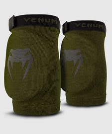 Защита локтей Venum Kontact, черный/зеленый, XL