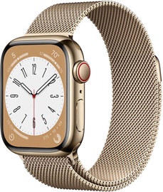 Nutikell Apple Watch Series 8 GPS + Cellular 41mm Stainless Steel LT, kuldne