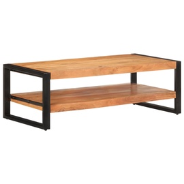 Kohvilaud VLX Solid Acacia Wood, pruun, 1200 mm x 600 mm x 400 mm