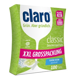 Nõudepesumasina tabletid Claro classic, 100 tk