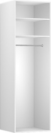 Riidekapp Black Red White Flex, valge, 66 cm x 75 cm x 240 cm