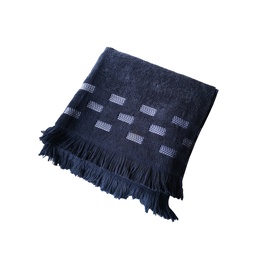 Полотенце для ванной Domoletti Astit, антрацитовый, 70 см x 140 см