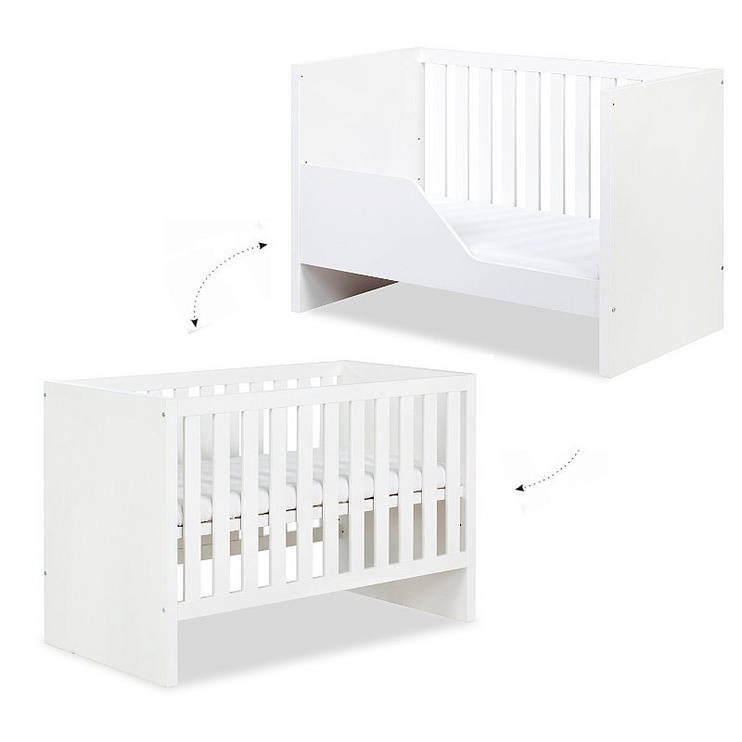 Детская кровать LittleSky Amelia, белый, 128 x 66 см