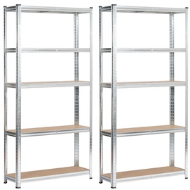 Комплект стеллажей для склада Fancy Garden, 90 см x 30 см x 180 см, 175 кг