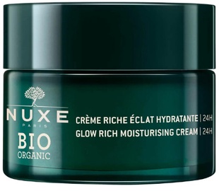 Sejas krēms sievietēm Nuxe Bio Organic Citrus Cells Glow Rich Moisturising, 50 ml