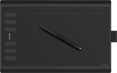 Grafikas planšete Huion Inspiroy H1060P, 240 mm x 360 mm x 10 mm, melna