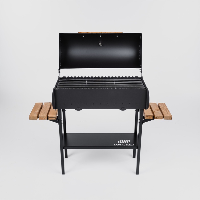 Grill DM Grill Standart Duo, must, 30 cm