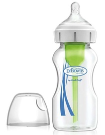 Bērnu pudelīte Dr Brown's Wide Neck Options Plus, 270 ml, 0 mēn.