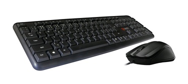 Klaviatuuri ja hiire komplekt C-Tech KBM-102, Tšehhi/Slovaki, must
