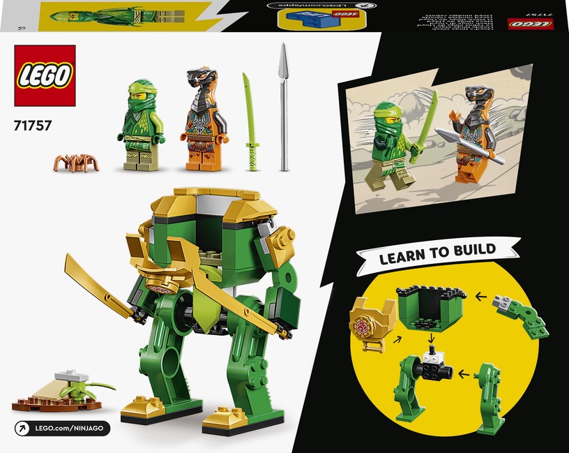 Konstruktor LEGO® NINJAGO® Lloydi ninjarobot 71757, 57 tk